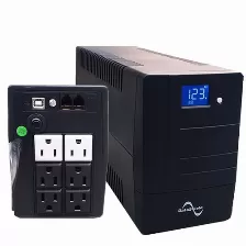 No Break Datashield Ks-800lcd 0.8 Kva 6 Salidas Ac, Negro